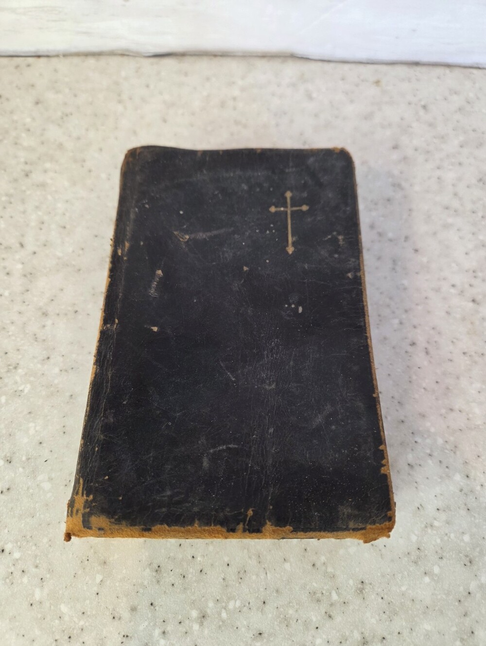 Antique 1909 German Lutheran Church Hymnal Concordia St Louis Gilt Edge Bible